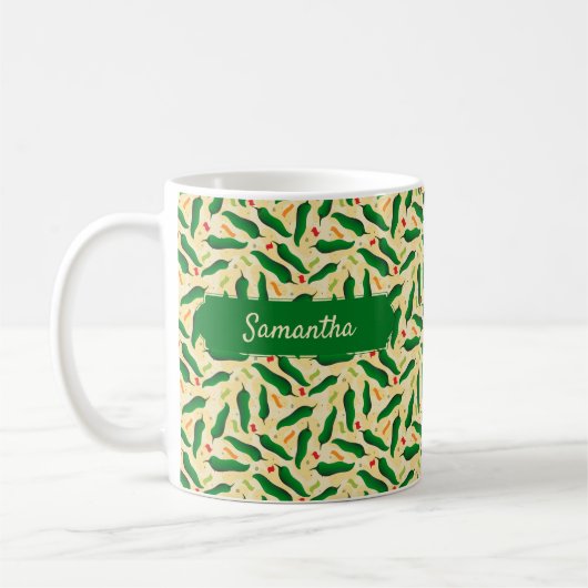 Mug Fiesta Fun Green Chili Motif (Gauche)