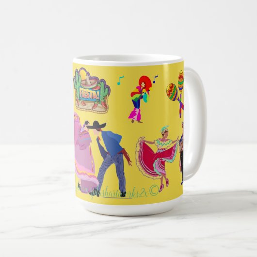 Mug "Fiesta mexicaine" (Devant droit)