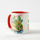 Mug Fiesta Taco à propos de Baby shower mignon Amusant (Devant gauche)