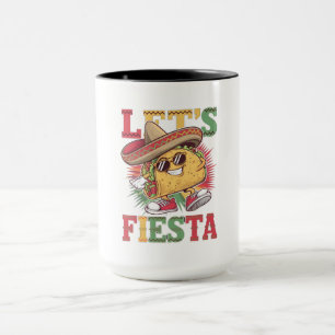 Mug Fiesta Taco Design Fun Cinco de Mayo Mexicaine