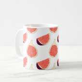 Mug Fig mauve : motif coloré (Devant gauche)
