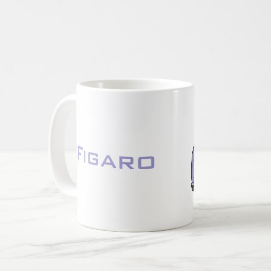 Mug Figarations Nom Lilac Figaro Car (Devant gauche)