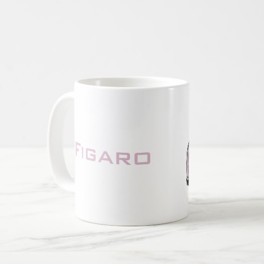 Mug Figarations Nom Pink Figaro Car (Devant gauche)