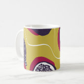 Mug Figes stylisées Impression végétale Vintage (Devant gauche)