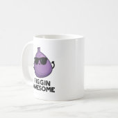 Mug Figgin Awesome Funky Fruit Fig Pun (Devant gauche)