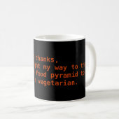 Mug Fight Food Végétarien (Devant droit)