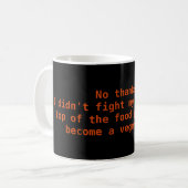Mug Fight Food Végétarien (Devant gauche)
