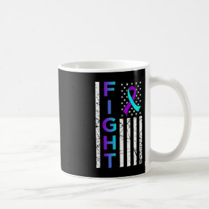 Mug Fight USA Flag Joyeux soutien à la sensibilisation