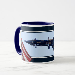 Mug Fighter Jets F/A-18 E/F Super Hornets Angels