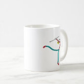 Mug Figure de bâton tournoyant (Devant droit)