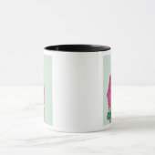 Mug Figure de mode debout - Pointe Polka haut (Centre)