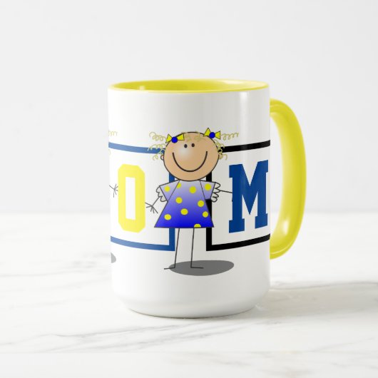 Mug Figure mignonne fille (Devant droit)