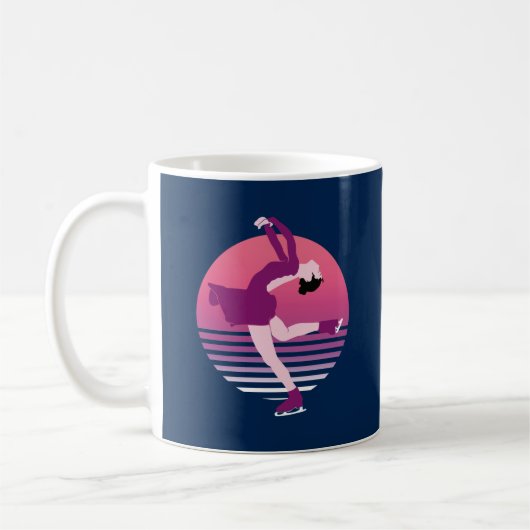 Mug Figure Patineuse - Art De La Danse Sur Glace (Gauche)