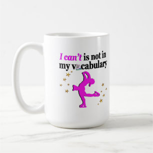 MUG FIGURE ROSE PATINAGE OBJECTIFS ET RÊVES