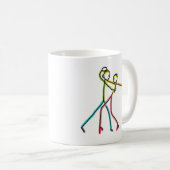 Mug Figures de danse salsa (Devant droit)