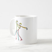 Mug Figures de danse salsa (Devant gauche)