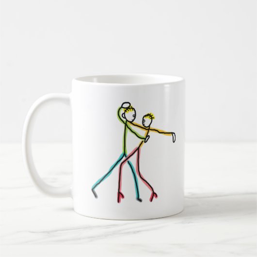 Mug Figures de danse salsa (Gauche)