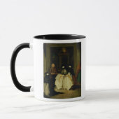 Mug Figures masquées dans un café vénitien (Gauche)