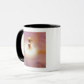Mug Figurine d'ange dans la neige (Devant gauche)
