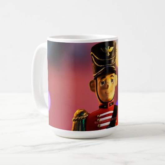 Mug figurine de soldat de jouets de Noël SlipperyJoe g (Devant gauche)