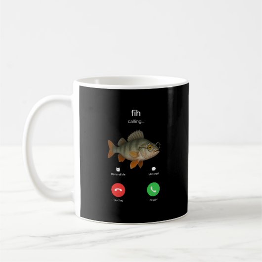 Mug Fih Appelant Me rappeler Message Refuser Accepter (Gauche)