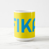 Mug FIKA Bold Jaune et bleu (Centre)
