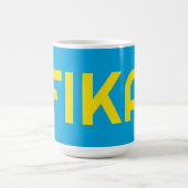 Mug FIKA Bold Jaune et bleu (Centre)