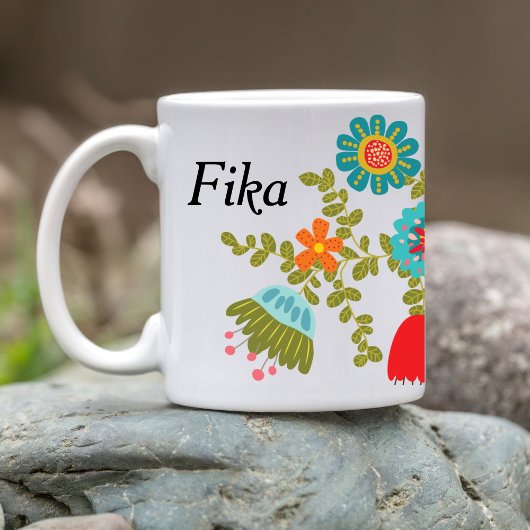 Mug Fika dans le jardin