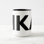 Mug FIKA Musique noire et blanche (Centre)