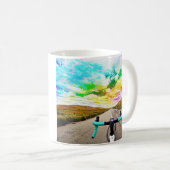 Mug Fikeshot classique avec un bruit de couleur (Devant droit)