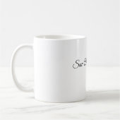 Mug Fil à coudre bleu joli (Gauche)