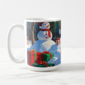 Mug Fil Fox Terrier coule la neige avec Casquette de N (Gauche)