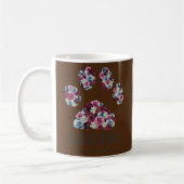 Mug Fil Fox Terrier Mama Floral Paw Dog Maman  (Gauche)