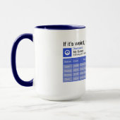 Mug File d'attente bizarre (Gauche)