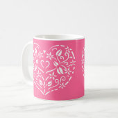 Mug Filigree Heart (Devant gauche)