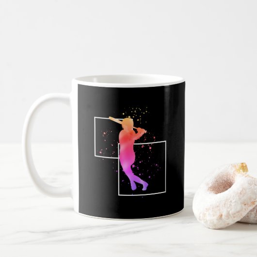 Mug Fille à Bat (Avec donut)