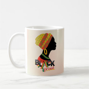 Mug Fille Africaine Américaine Noire Et Fière