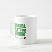 Mug Fille Aime Aller Clubbin (Golf) (Devant gauche)