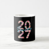 Mug Fille aînée 2027 promotion 2027 florale fleur (Centre)
