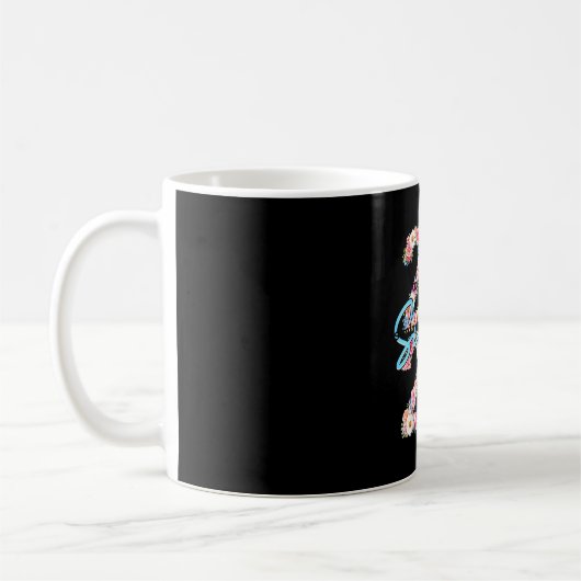 Mug Fille aînée 2027 promotion 2027 florale fleur (Gauche)