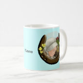 Mug Fille Amish fer à cheval (Devant droit)