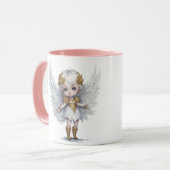 Mug fille ange mignonne (Devant gauche)