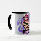 Mug Fille Anime – Conception de personnage moderne et  (Devant gauche)