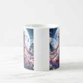 Mug Fille Anime Fleur Lune Fée (Centre)