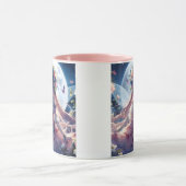 Mug Fille Anime Fleur Lune Fée (Centre)