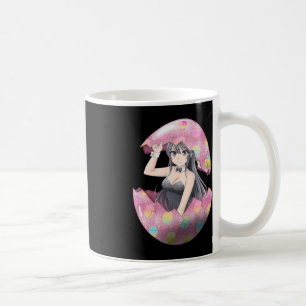Mug Fille Anime Kawaii Lapin de Pâques Œuf Mignon Waif