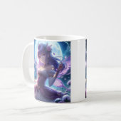Mug Fille Anime Papillon Violet Aile Lune Fée (Devant gauche)