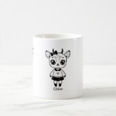 Mug Fille Antilope Adorable - Dessin Mignon à Croquer (Centre)