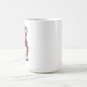 Mug Fille appliquant des soins de la peau (Centre)