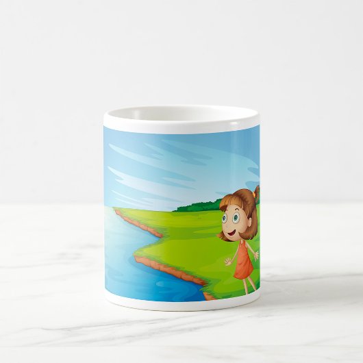Mug Fille Au Bord De La Rivière